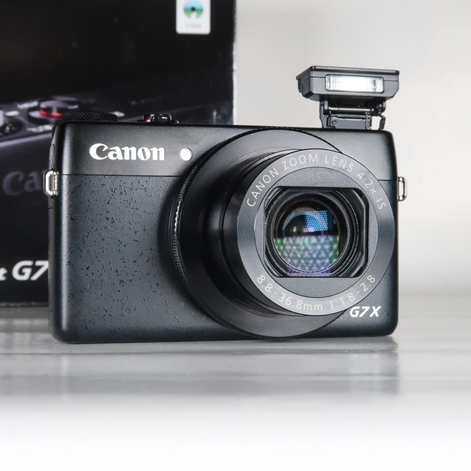 Canon PowerShot G7X Digital Camera 20.2 MP 4.2x Vlogging, Original Pack, SD Card