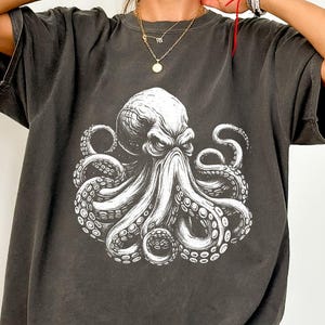 Octopus Shirt Octopus Lover T-Shirt Funny Octopus Shirt For Octopus Lover Gift For Client Custom Name Comfort Colors
