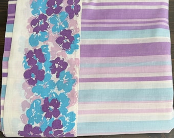 Vintage Texmade queen flat sheet