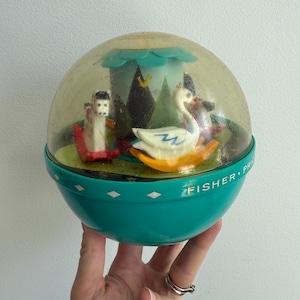 Vintage Fisher Price Roly Poly chime ball _1966