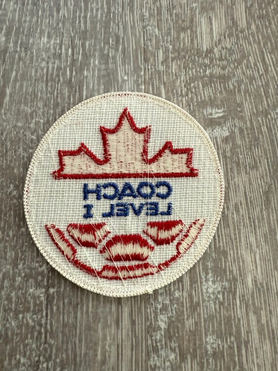 Vintage soccer coach patch - image 2