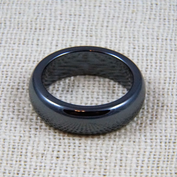 6mm Hematite Stacking Ring