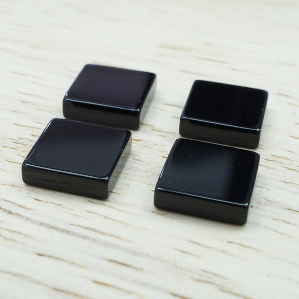 Natural Square Flat Onyx Various Sizes (1 Piece)