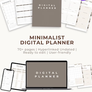 2025 Ultimate Digital Planner | Monthly, Weekly, Daily Planner, iPad Planner, Hyperlinked Digital Planner, Goodnotes Planner, Notability