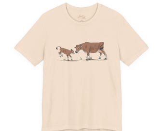 Cow T-Shirt: Jersey Cow and Calf