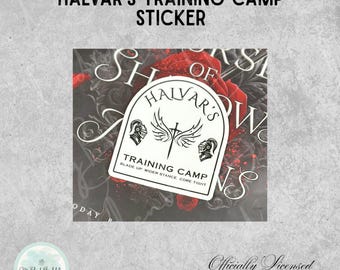 Halvar's Training Camp Sticker- Officially Licensed with LJ Andrews