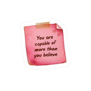Inspirational Kiss-Cut Vinyl Decals: Motivational Wall Sticker for Home, Office Decor, Positive Affirmations, Gifts