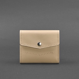 Bolsa de couro feminina| Carteira pequena feminina| Carteira de couro feminina| Bolsa bege feminina| Carteira feminina| Carteira de bolso| Presente de aniversário para uma menina