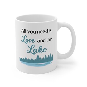 Lake Mug - Camping Mug, Lakehouse Decor, Outdoor Adventure Cup, Nature Lover Gift, Rustic Coffee Mug