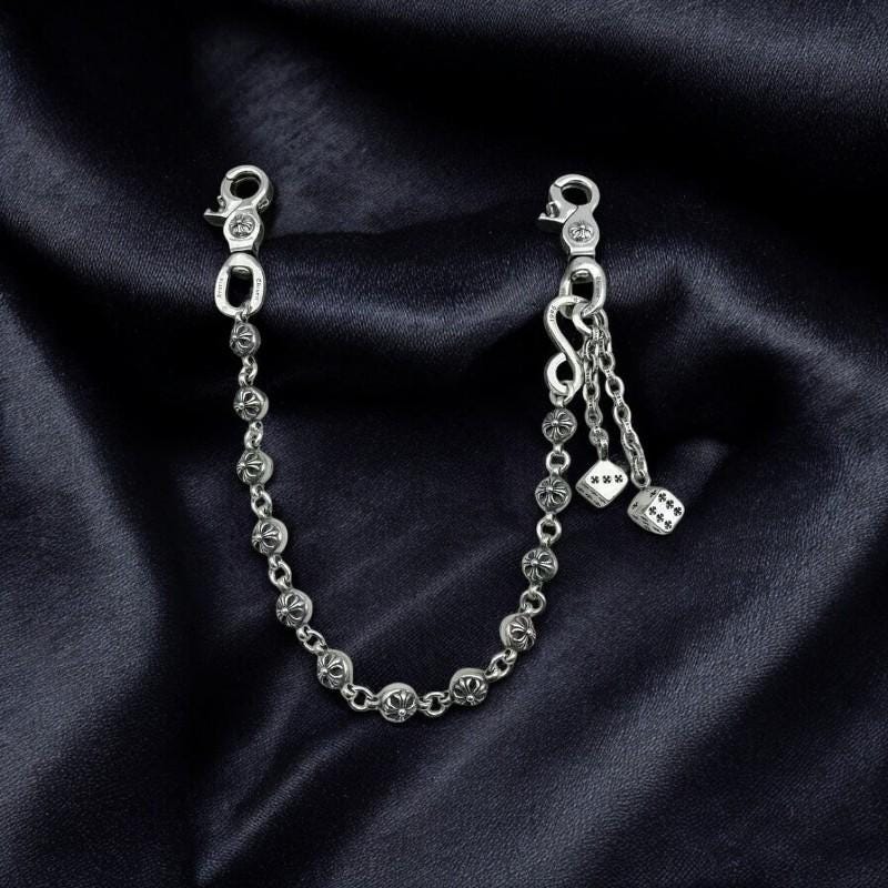 Chrome Hearts Wallet Chain Dice - Etsy Chrome Hearts Wallet Chain Dice - Etsy