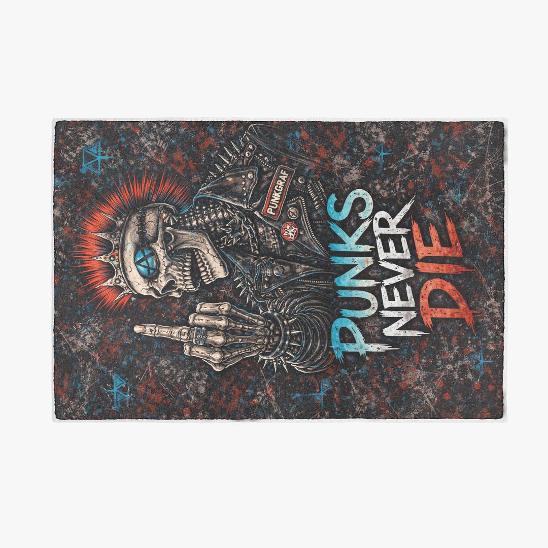 Punk Rugs Punk Skull Rug