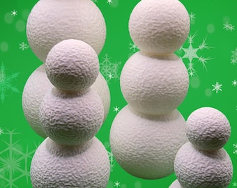 Snowman Tea Light Holder | 3D Printed Winter Decor | 4 Sizes Available | Holiday Table Centerpiece
