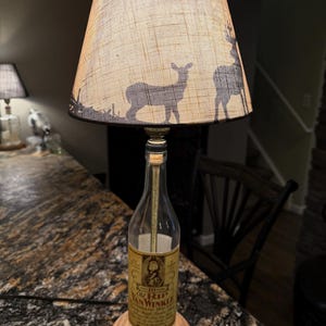 Old Rip Van Winkle 10 Year Whiskey Bottle Lamp