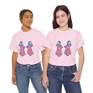 Colorful Cultural Pride Tee | Unisex Heavy Cotton T-Shirt, Vibrant Graphic Shirt, Boho Style Tee, Unique Art Apparel, Festival Outfit