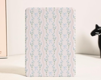 Bow Tie Flower  Kindle Case Personalized Cover Kindle Paperwhite 2021 6.8 inch Case All New Kindle 2024 KPW6 Case Paperwhite 11th 12th Case