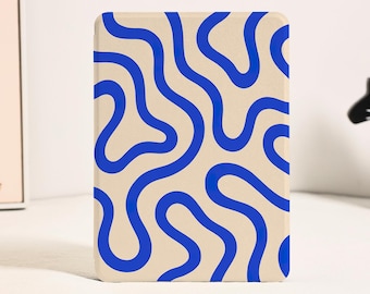 Artistic Kindle Case with Hand Strap for Paperwhite 3/4/5/6, Paperwhite 12th Gen 7'' Case, Kobo Libra Color Case, Gifts for Book Lovers