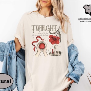 Twilight Shirt, 2-Sided Vampire Romance Tee, Twilight Saga Fan Gift T-shirt, Edward Bella Fan Shirt, YA Novel Graphic Tee, Bookish Sweater
