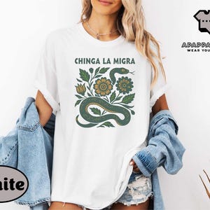 Chinga La Migra Shirt, Immigrant Rights Tee, Anti-Trump Shirt, Political Protest T-Shirt, Latinx Resistance Shirt, Abolish ICE Sweatshirt