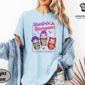 Maglietta KPDH Ramyeon, maglietta con le tagliatelle del film Demon Hunters, maglietta con il logo del film Kpop Huntrix, abbigliamento ispirato alla Corea, felpa con il logo di Huntrix
