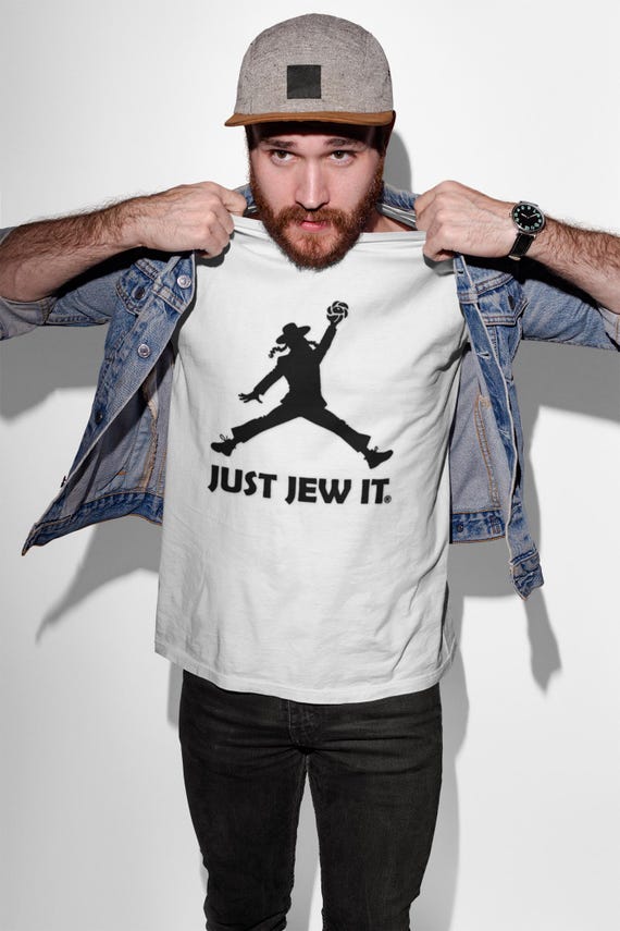 Just Jew It® Funny Rabbi with Challah Bread - Unisex Tee, Jewish Humor T-Shirt