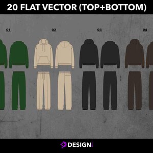 Men's Streetwear Fashion Sketches | Urban Design Art (Digital AI & PDF) image 3