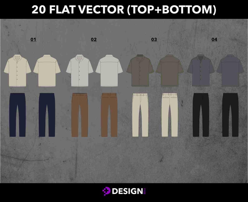 Men's Streetwear Fashion Sketches | Urban Design Art (Digital AI & PDF) image 4