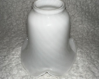 vintage white glass light shade student lamp shade pendant shade