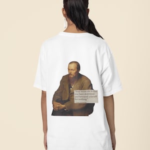 Fyodor Dostoevsky T-Shirt, Russian Literature Shirt, Classic Book Lover Tee, The Brothers Karamazov Gift, Philosophy Shirt