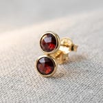 Ruby Stud Earrings