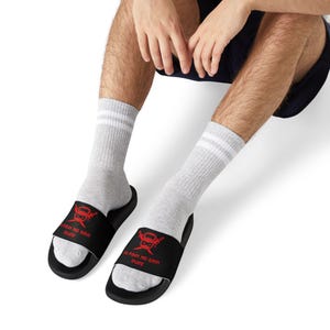 Comfortable Men&#39;s Sandals No Pain No Gain  Perfect for Casual Wear, Summer Vibes, Beach Days, Gifts for Him, Relaxing at Home