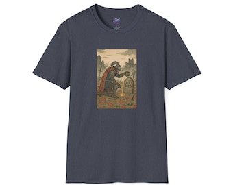 YOU DIED T-Shirt: Elden Ring Inspired Japanese Art Gamer Tee