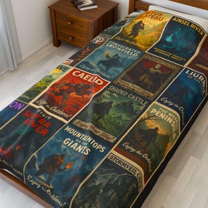 Manta de terciopelo - Collage de Elden Ring - Regalo para gamers, manta de fantasía oscura, decoración de juegos Soulslike, manta acogedora para gaming