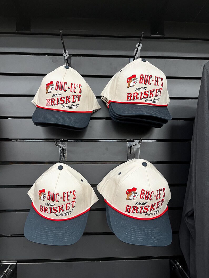 Buc-ee’s Hat, “Fresh Brisket On The Board”, Trucker Hat, Texas BBQ, Trucker Cap, Texas Gift, Valentines Gift, Gift for Him - Matching Tshirt