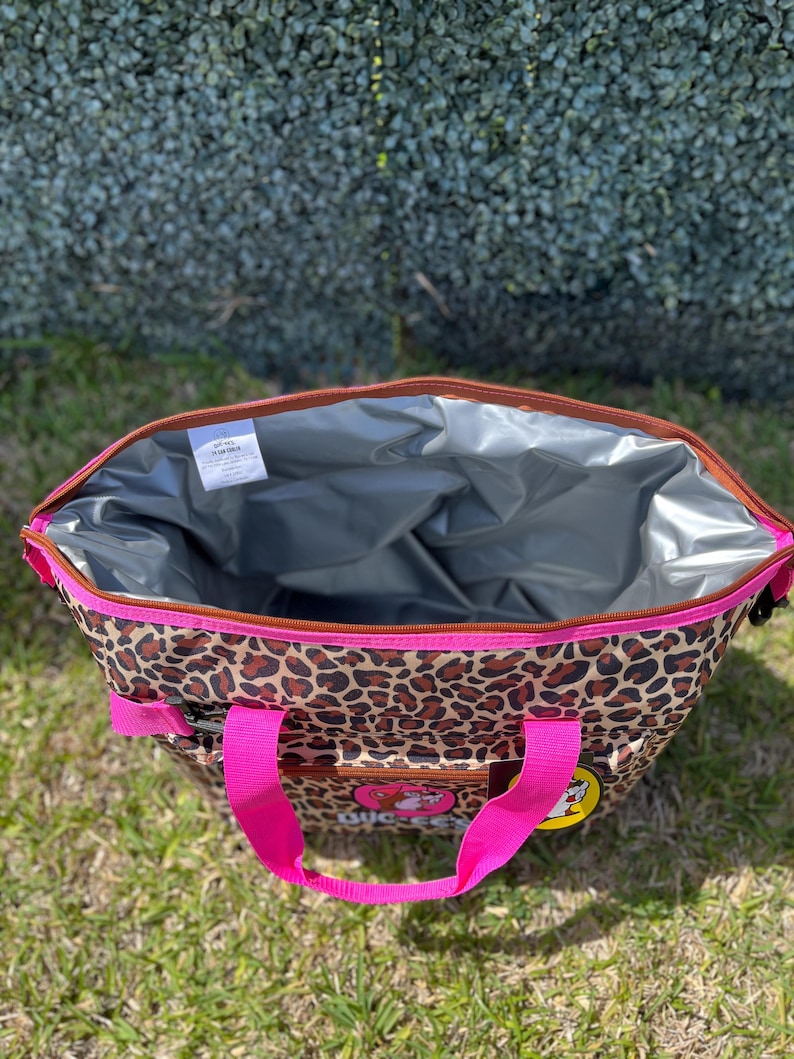 Buc-ee’s PINK LEOPARD COOLER, *Out of Stock since March - Won’t last long!!*, Leopard Print Collection, Limited, 24 Can Cooler, Gift for Her