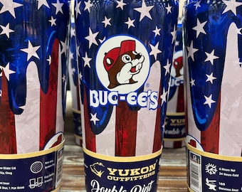 Buc-ee’s 4th July Tumbler, NEW!!, 250th Birthday Tumbler, American Flag Cup, 4th July Gift, Gift for her, Gift for him, 32oz Double Pint