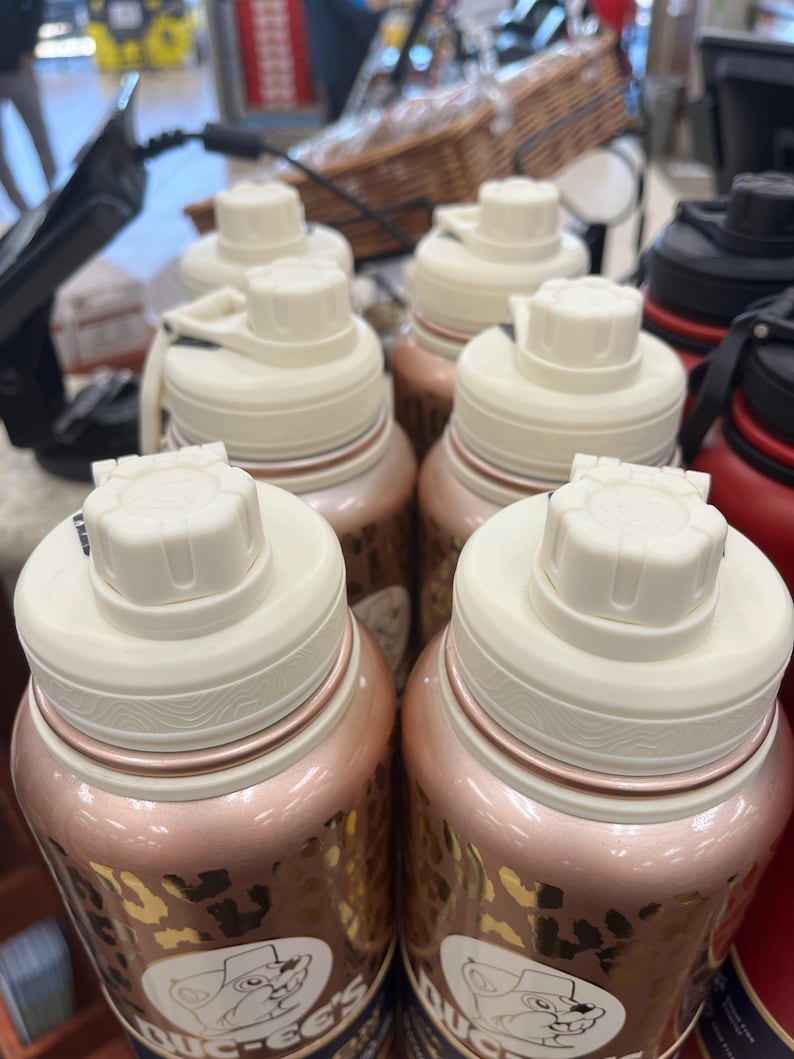 Buc-ees 32oz Water Bottle, Surge Water Bottle, Bucees Tumbler, Gold Leopard Print, Coffee Mug, Coffee Cup, Christmas Gift, Stocking Stuffers
