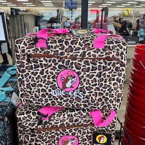Buc-ee’s PINK LEOPARD COOLER, *Out of Stock since March - Won’t last long!!*, Leopard Print Collection, Limited, 24 Can Cooler, Gift for Her