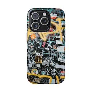 Urban Graffiti MagSafe iPhone Case: Tough Magnetic Cover