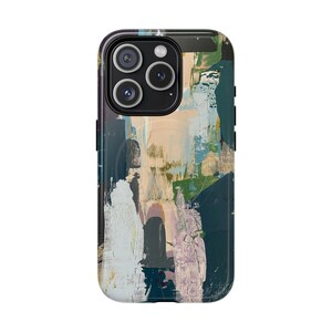 Magsafe iPhone Case Colorful Abstract Design,  Tough Magnetic iPhone Cover For iPhone 14, iPhone 15, iPhone 16, Plus Pro Max