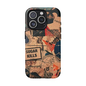 Vintage-Inspired Vintage Collage Retro Art Magsafe iPhone Case Tough Magnetic iPhone Cover For iPhone 14, iPhone 15, iPhone 16, Plus Pro Max