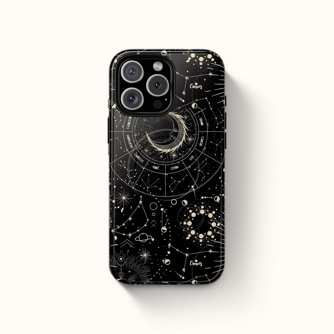 Celestial Zodiac Magsafe Tough Phone Case Astrology Star Map Design for ...