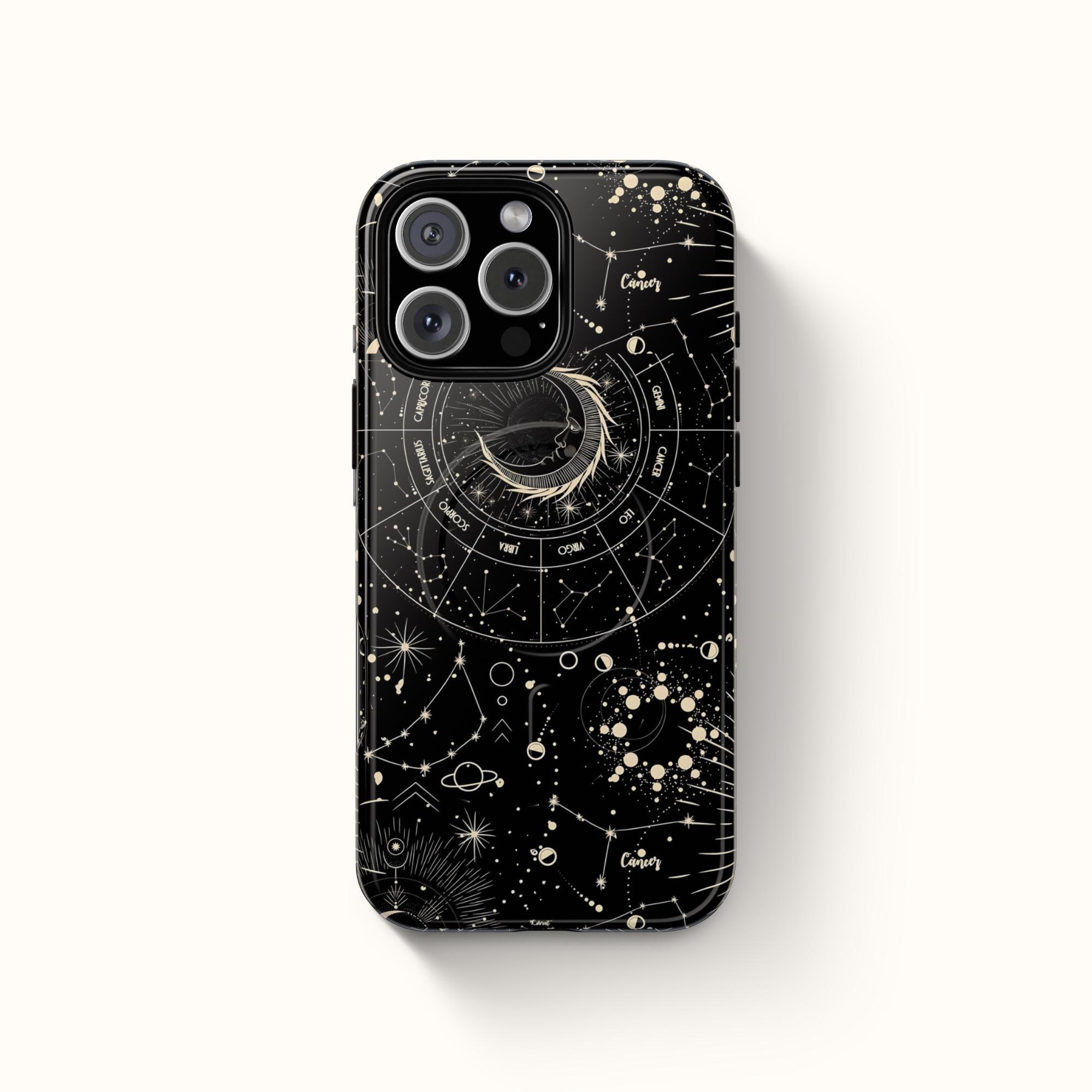 Zodiac Star Map iPhone Case: Celestial MagSafe Design