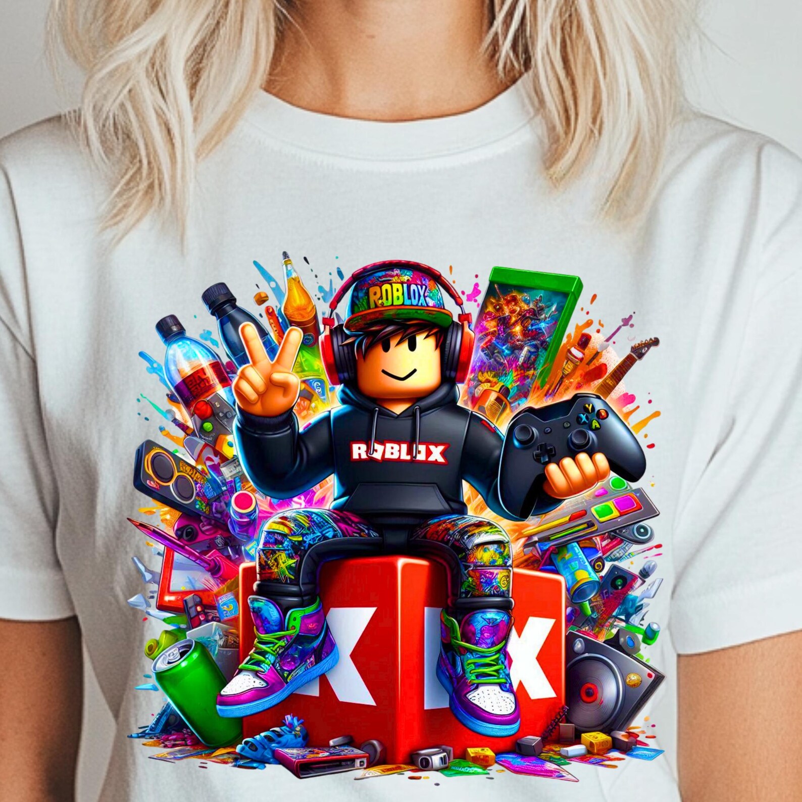 Watercolor Roblox Character PNG, Gaming Design (digital Download) - Etsy