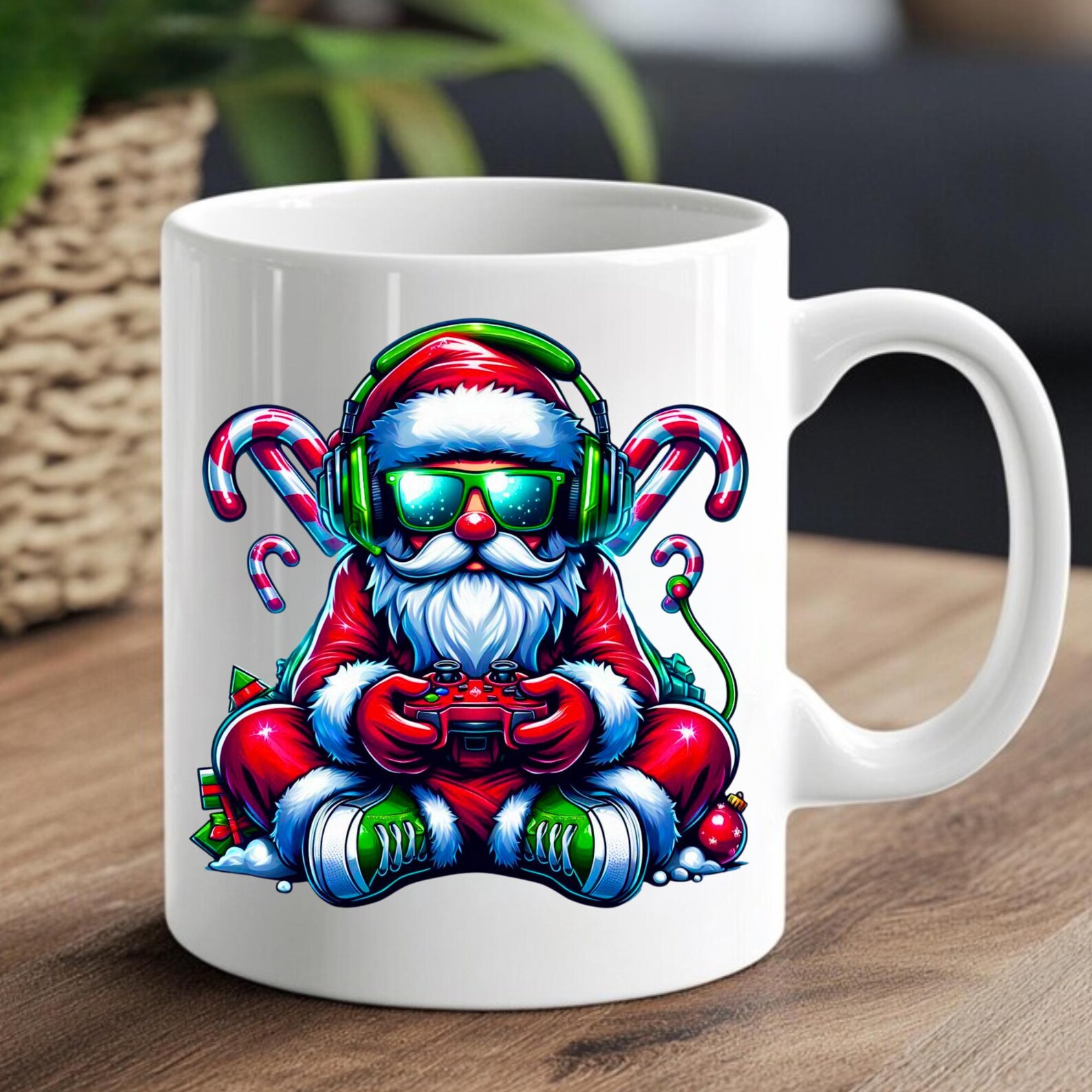 Gamer Santa PNG | Christmas Gaming Clipart (digital Download) - Etsy