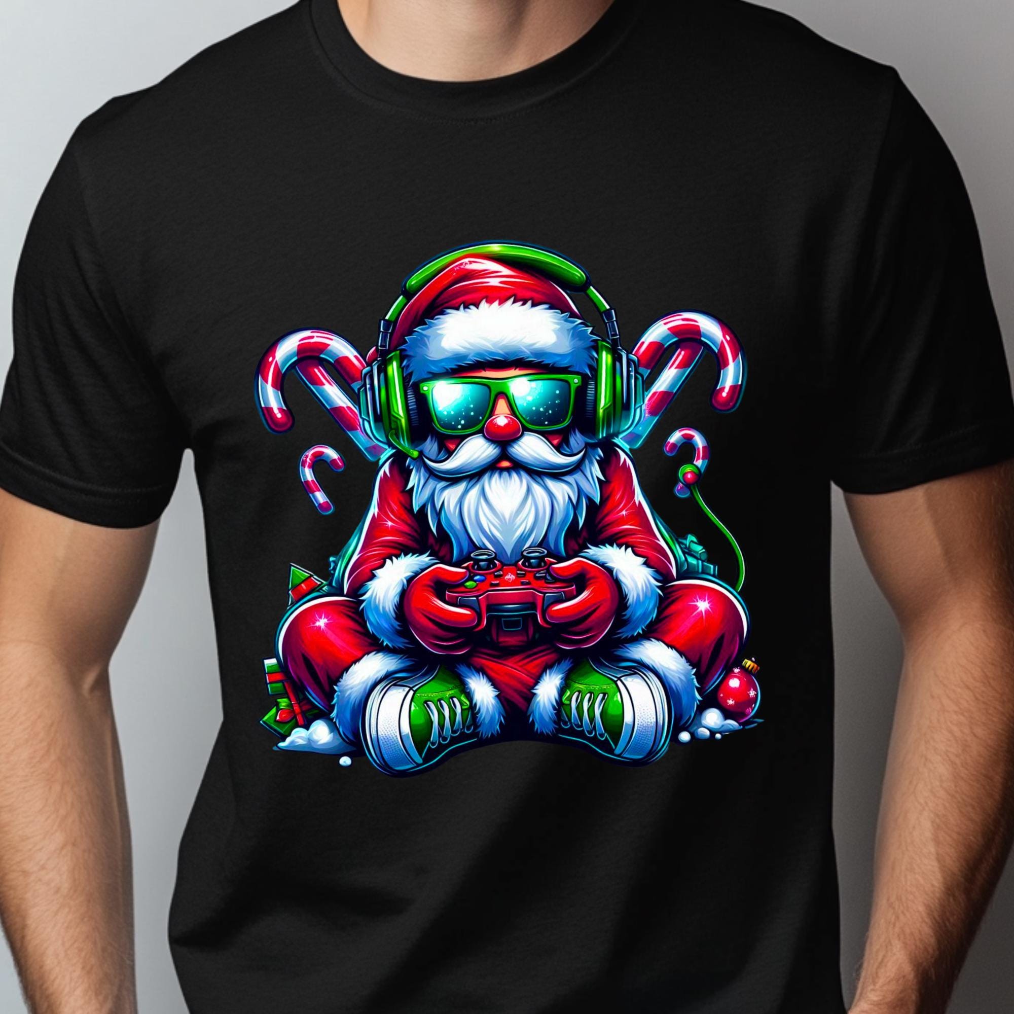 Gamer Santa PNG | Christmas Gaming Clipart (digital Download) - Etsy