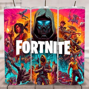 Gamer 20oz Skinny Tumbler PNG, Gaming Character Tumbler Wrap, Game 20oz Skinny Tumbler Sublimation Design, Video game Straight Tumbler Wrap