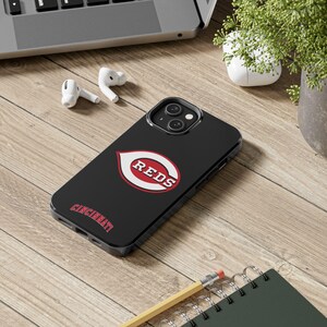 Cincinnati Reds Telefonhülle Perfekt für Sportfans, Geschenk für MLB-Liebhaber, Teamgeist-Zubehör, einzigartige Telefonabdeckung, dauerhafter Schutz