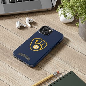 Milwaukee Bremers Telefonhülle Perfekt für Sportfans, Geschenk für MLB-Liebhaber, Teamgeist-Zubehör, einzigartige Telefonabdeckung, dauerhafter Schutz