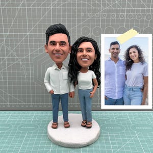 Personalized Couple Bobbleheads, Custom Couple Wedding Gifts, Couple Anniversary Gifts, Unique Christmas Gifts, Birthday Gifts