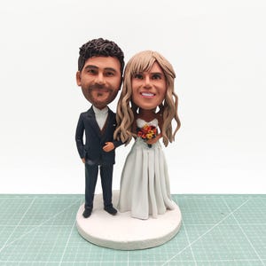 Custom Couple Bobbleheads, Personalized Wedding Gifts For Couple, Wedding  Figurines For Couples, Unique Christmas Gifts For Couples